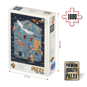 Puzzle adulți 1000 piese Kürti Andrea - Owl Tales 2 / Bufnițe-0