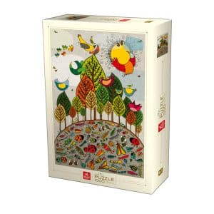 Puzzle adulți 1000 piese Nature - Birds and Insects/Păsări și insecte-0