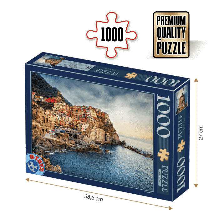 Puzzle adulți 1000 piese Peisaje de zi - Manarola, Italia-0
