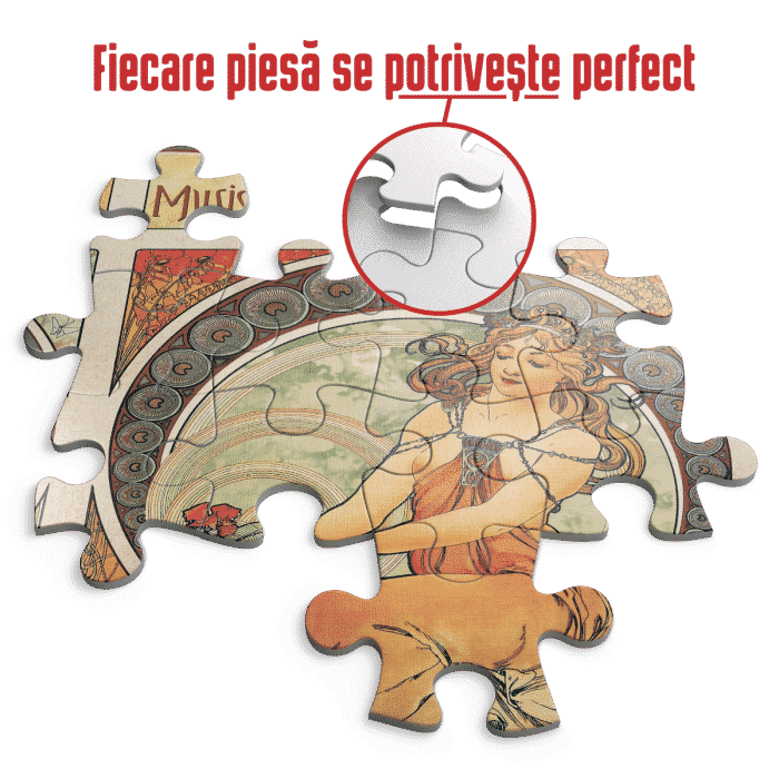 Puzzle adulți Alphonse Mucha - Arts/Arte - 1000 piese-34150
