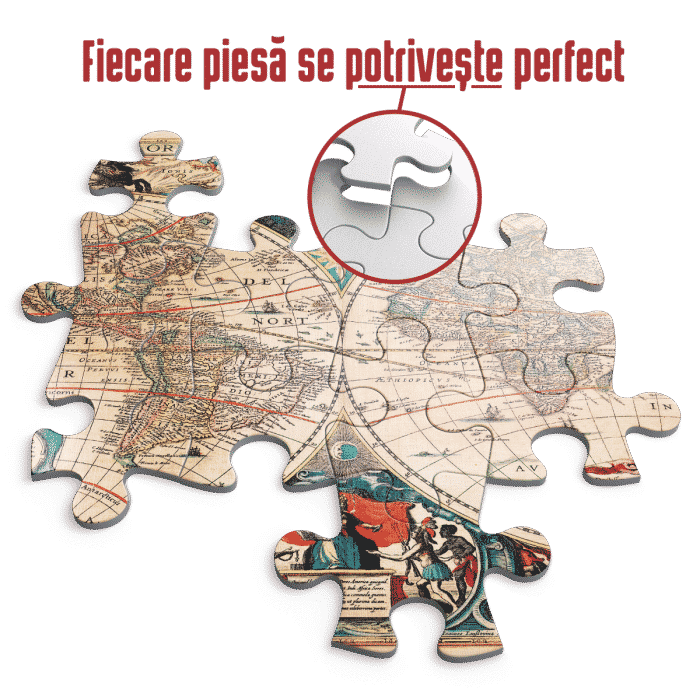 Puzzle adulți 1000 piese Vintage Map-35118