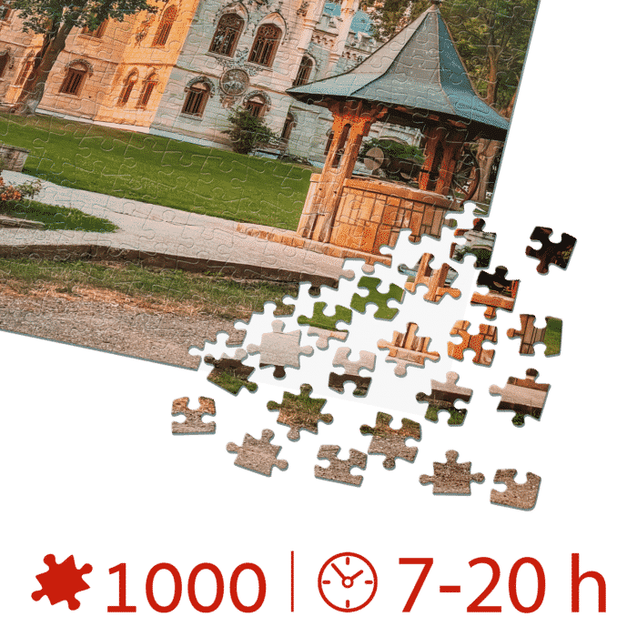 Puzzle adulți Castelul Sturdza, Romania - 1000 Piese-34380