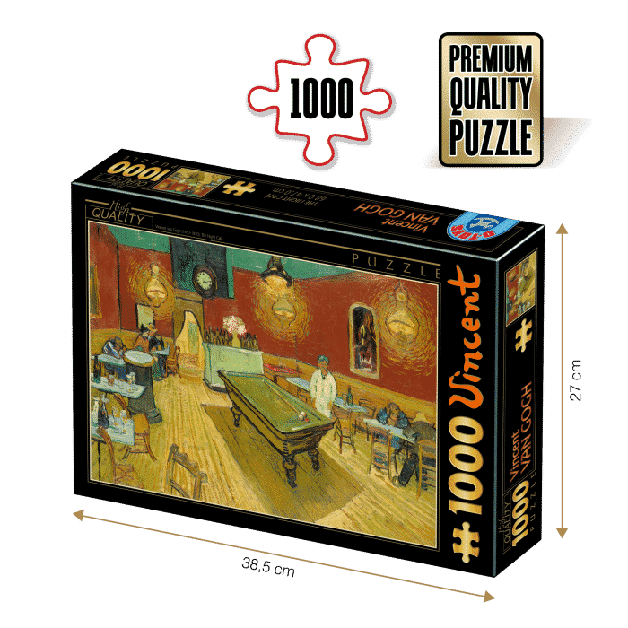 Puzzle adulți Vincent van Gogh - The Night Café - 1000 Piese-0