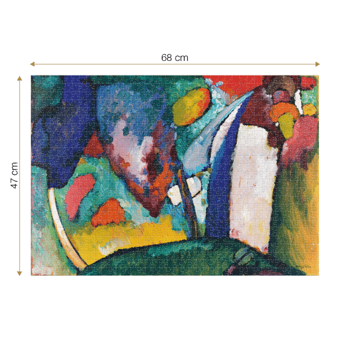Puzzle adulti 1000 piese Wassily Kandinsky - The Waterfall / Cascada-35641
