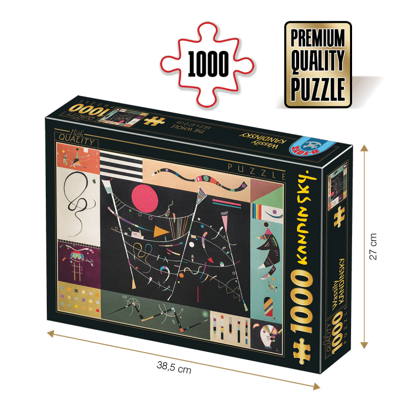 Puzzle adulti 1000 piese Wassily Kandinsky - The Whole-0