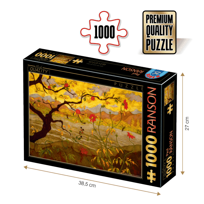 Puzzle adulti Paul Ranson - Apple Tree with Red Fruit -1000 Piese-0
