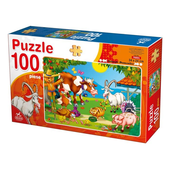Puzzle - 100 Animale 2-0
