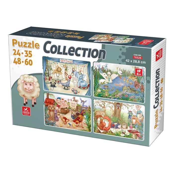 Puzzle 4 Collection Animals-0