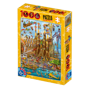 Puzzle Cartoon - Sagrada Familia - 1000 piese -0