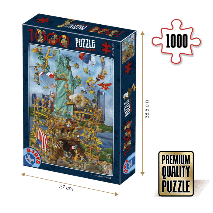 Puzzle adulți 1000 piese Cartoon Collection - New York-0