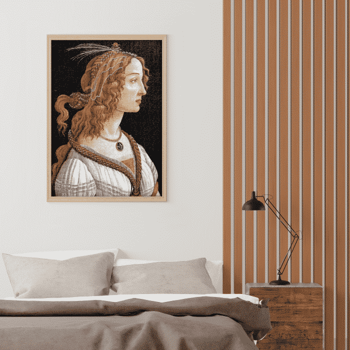 Puzzle adulți Sandro Botticelli - Idealised Portrait of a Lady - 1000 piese-34230