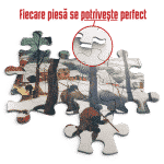 Puzzle adulti 1000 piese Pieter Bruegel cel Bătrân - Hunters in the Snow-34504
