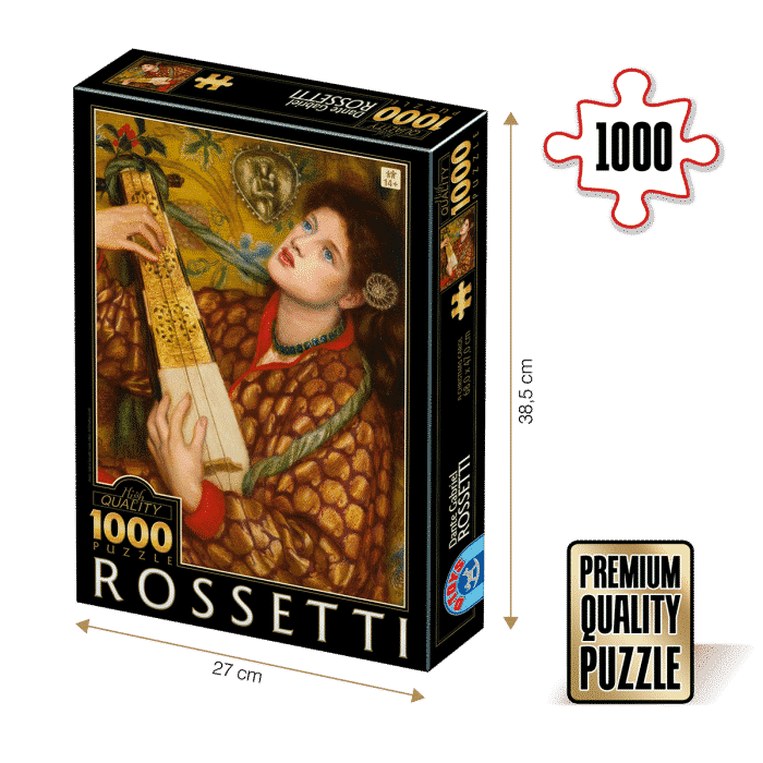 Puzzle adulti 1000 piese Dante Gabriel Rossetti - A Christmas Carol-0