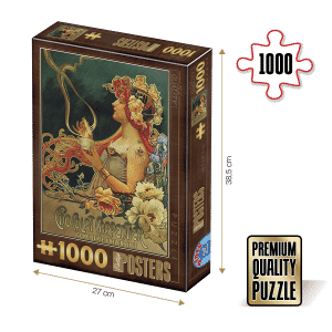Puzzle adulți 1000 piese Vintage Poster - Chocolat Carpentier-0