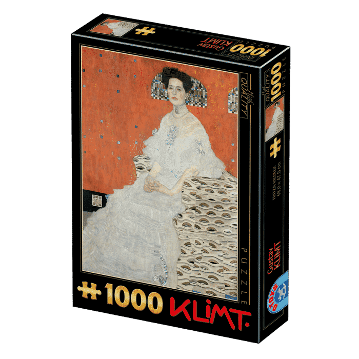 Puzzle adulți 1000 piese Gustav Klimt - Portrait of Fritza Riedler-0