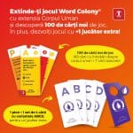 Extensia Corpul Uman Word Colony®, 100 carti de joc, +1 jucator, Editia RO-35406