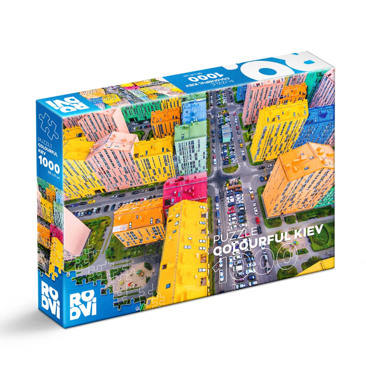 Puzzle Colourful Kiev - Puzzle adulți 1000 piese