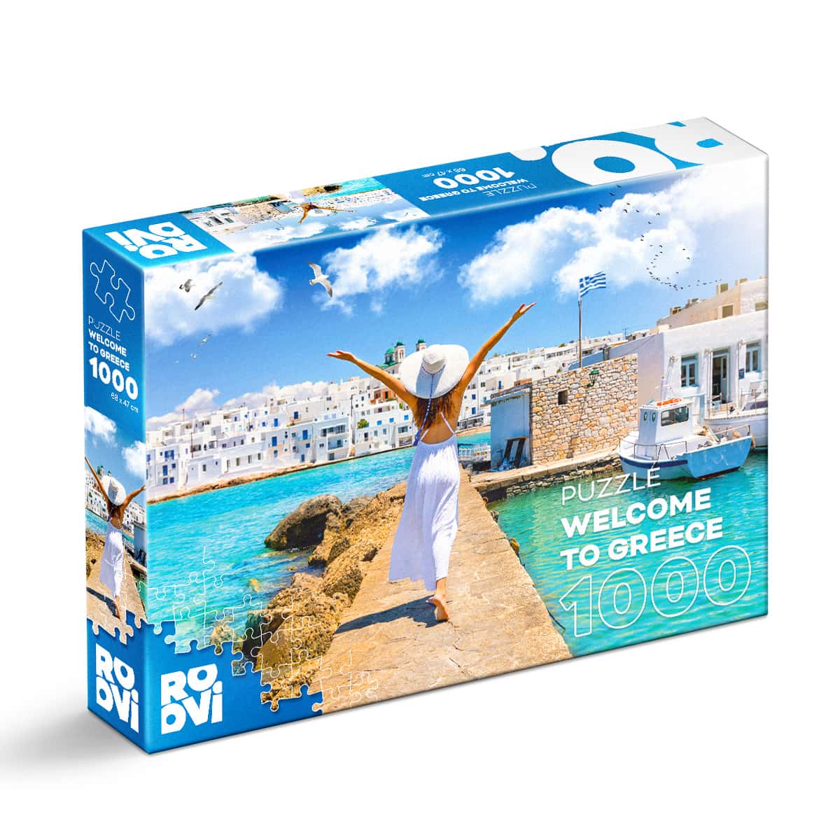 Puzzle Welcome to Greece - Puzzle adulți 1000 piese