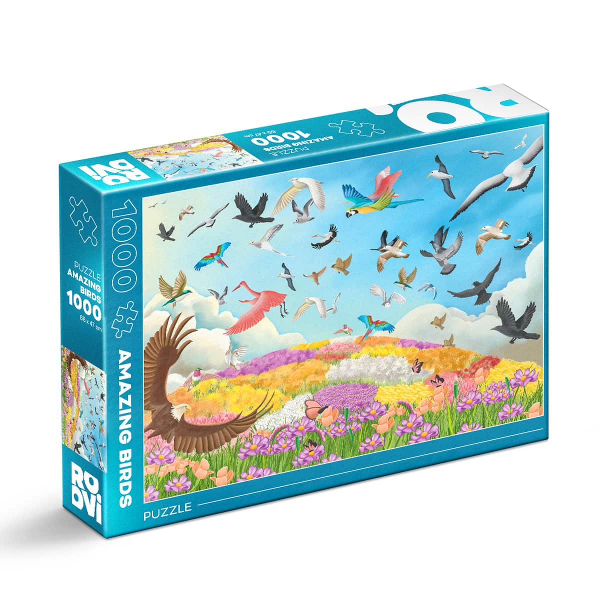 Puzzle Amazing Birds - Puzzle adulți 1000 piese