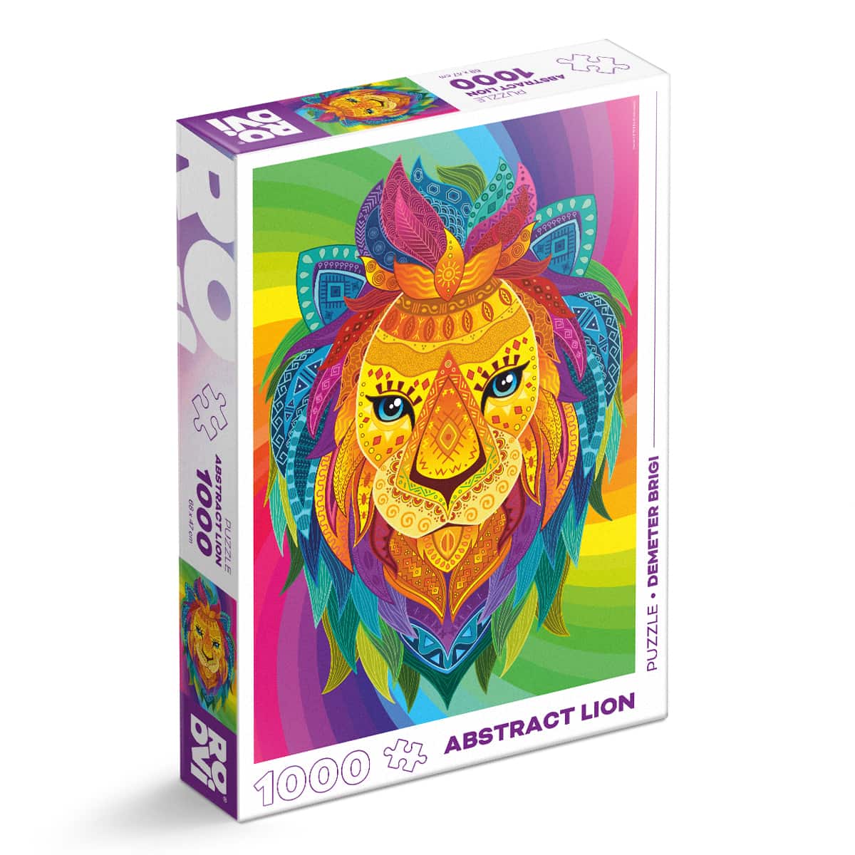Puzzle Abstract Lion – Puzzle adulți 1000 piese Puzzle Adulti 1000