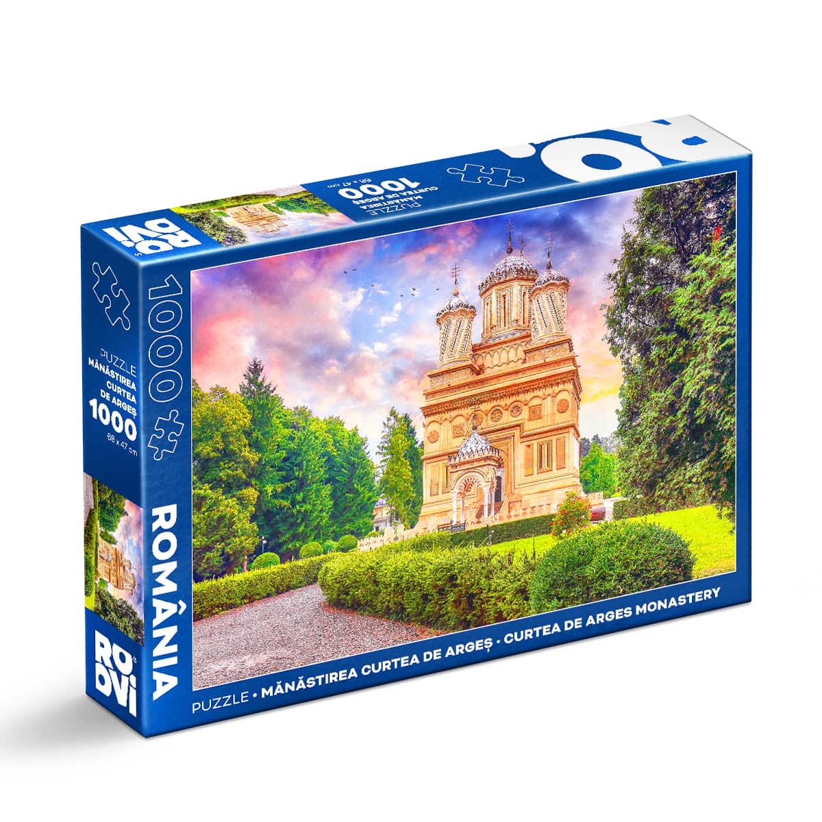 Puzzle Mănăstirea Curtea de Argeș – Puzzle adulți 1000 piese – Imagini din România Puzzle Adulti 1000